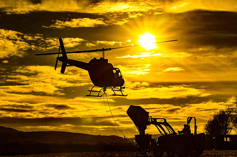 Dry Speading Helicopter Tennessee