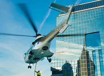 Helicopter Sign Placement in Clarksville