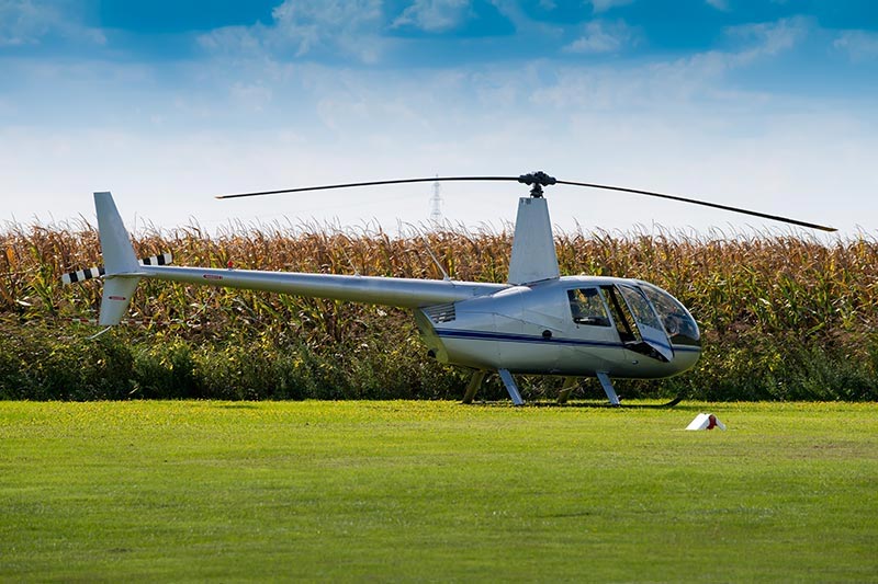 Wet Spreading Helicopter in Tennessee