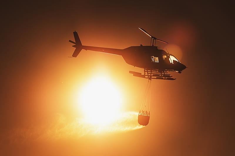 Firefighting Helicopter in Tennessee